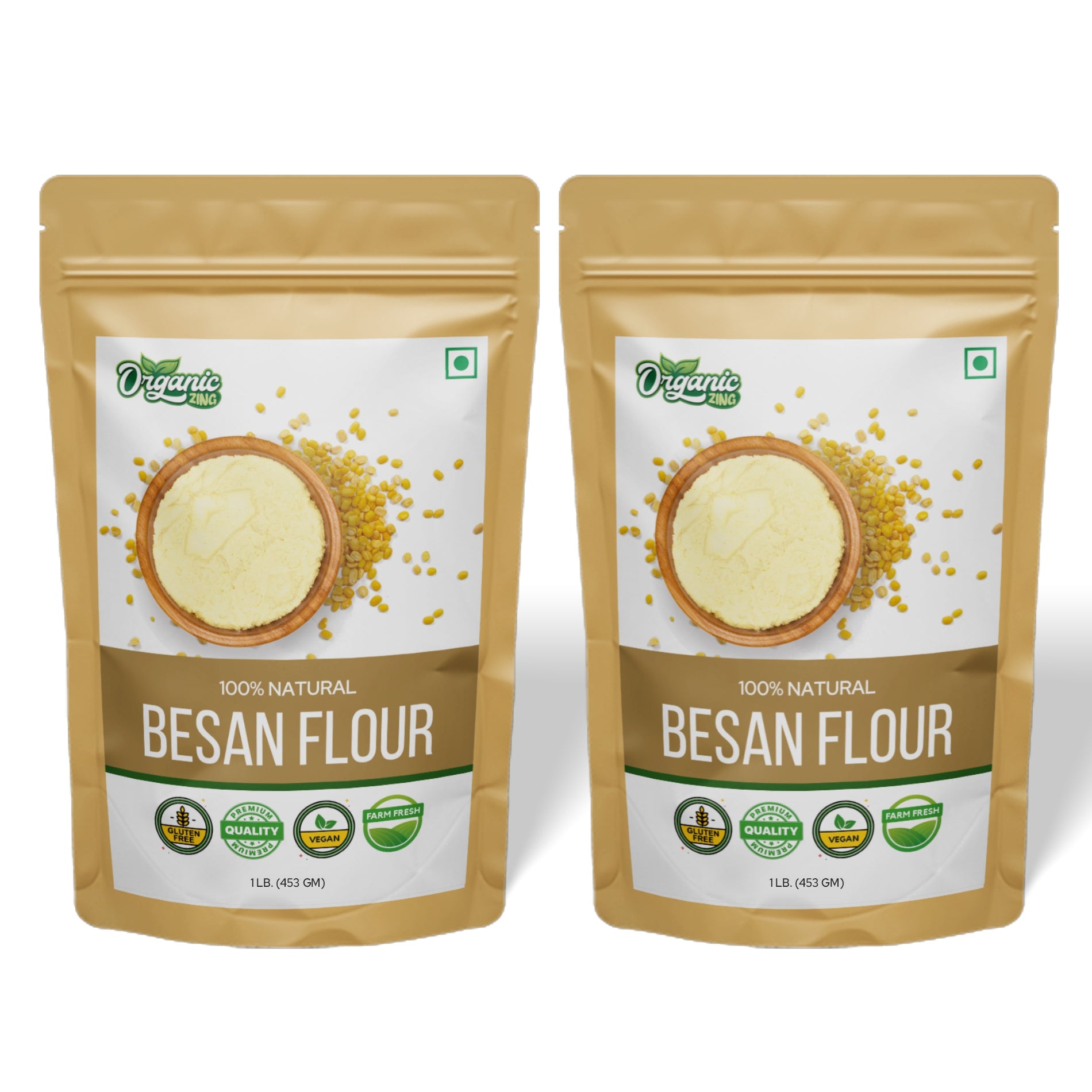 Organic Zing Organic Flours Organic Zing Besan Flour